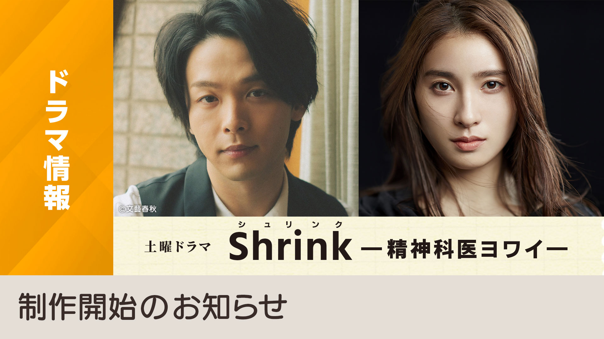 Shrink Seishinkai Yowai DramaOtaku Japanese Drama News