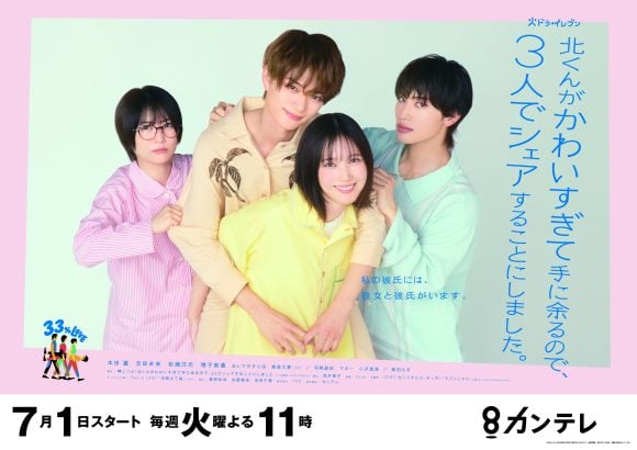 Kita-kun ga Kawai Sugitete ni Amaru no de Sannin de Share-suru Koto ni Shimashita